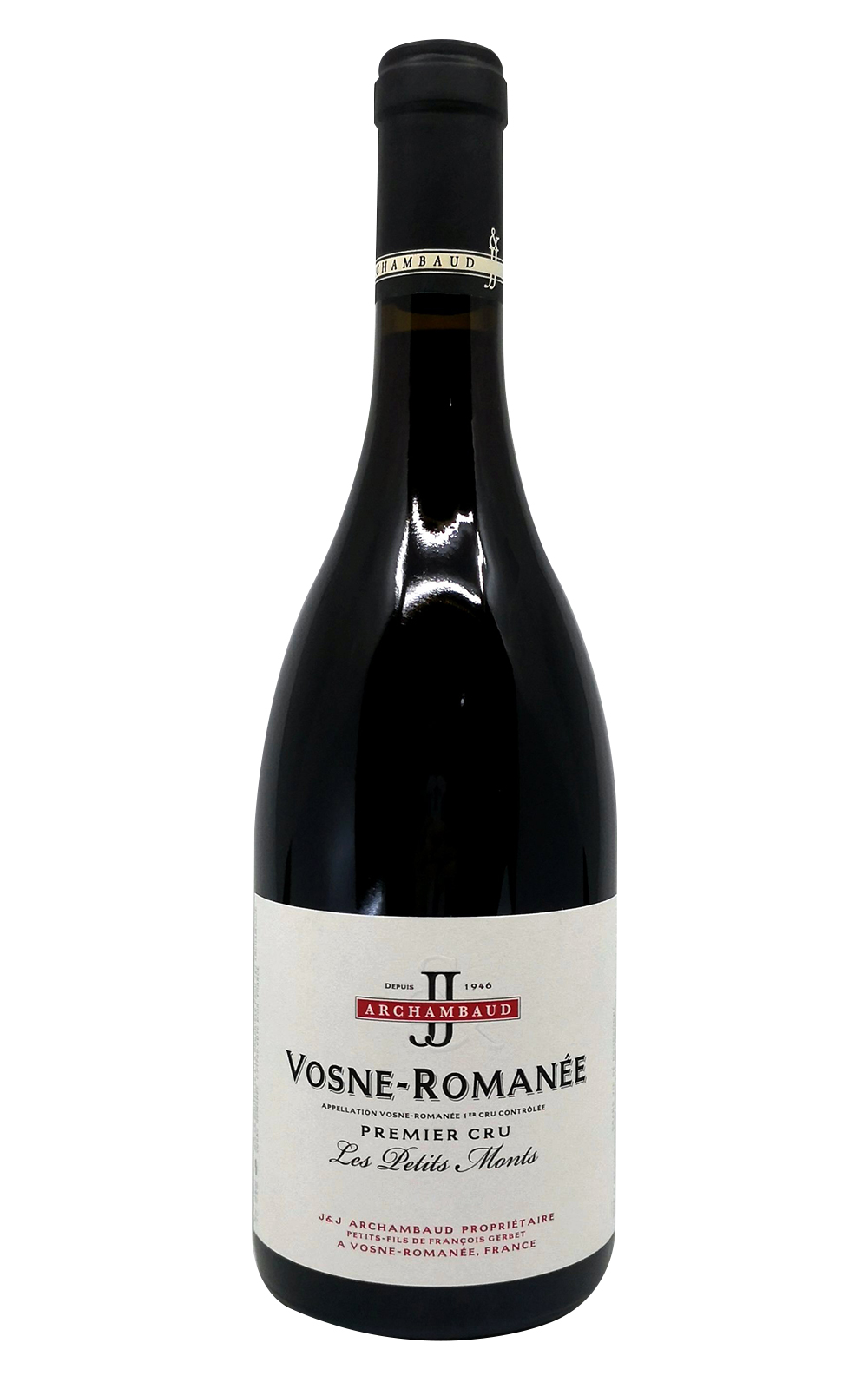 Domaine J J Archambaud Vosne Romanee 1er Cru Les Petits Monts 2018 哈修柏酒莊 馮內侯瑪內 小山丘 一級園紅酒