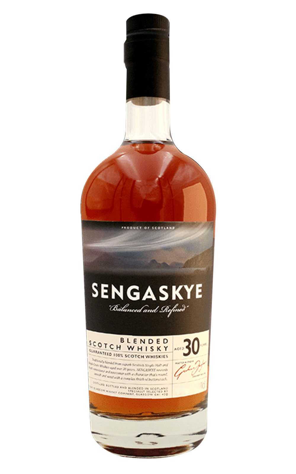 Glasgow Whisky Sengaskyes Aged 30 Years Blended Scotch Whisky 格拉斯哥威士忌獨立裝瓶廠 聖愛德 30年蘇格蘭調和威士忌