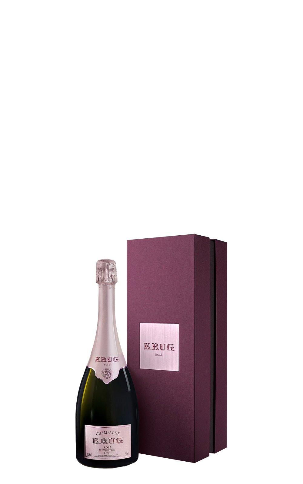 Krug Champagne Rose Brut Edition 27 Gift Box NV 庫克香檳 不甜粉紅香檳 版本27 禮盒