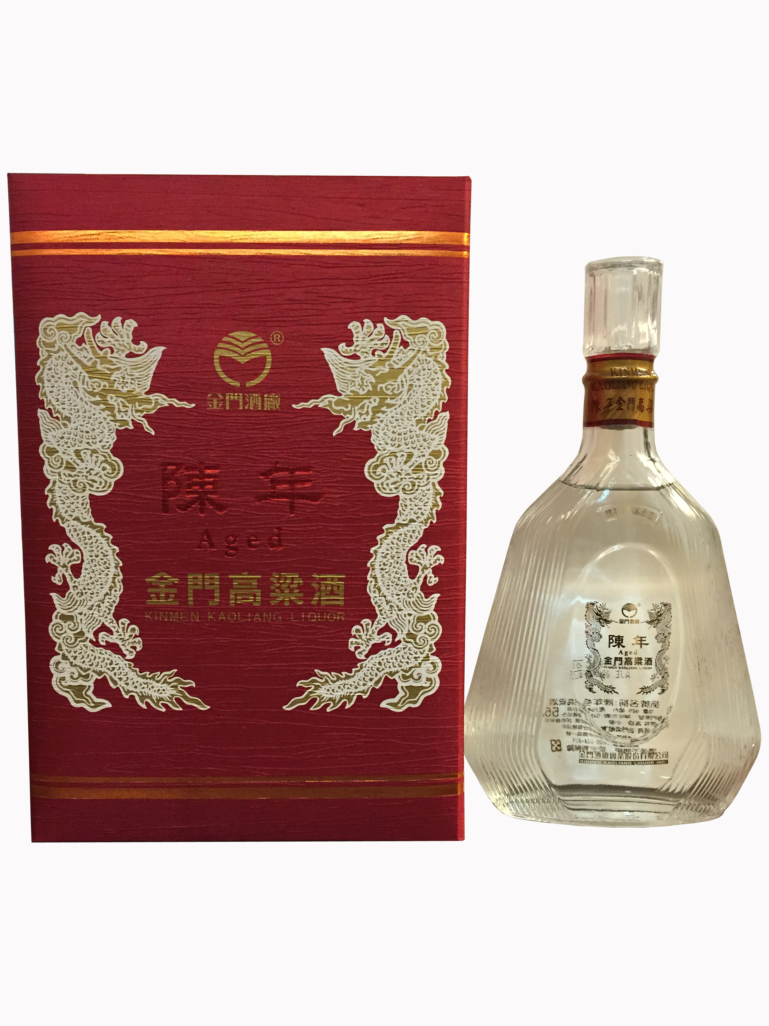 金門陳高 新紅盒陳高 金門陳年高粱酒