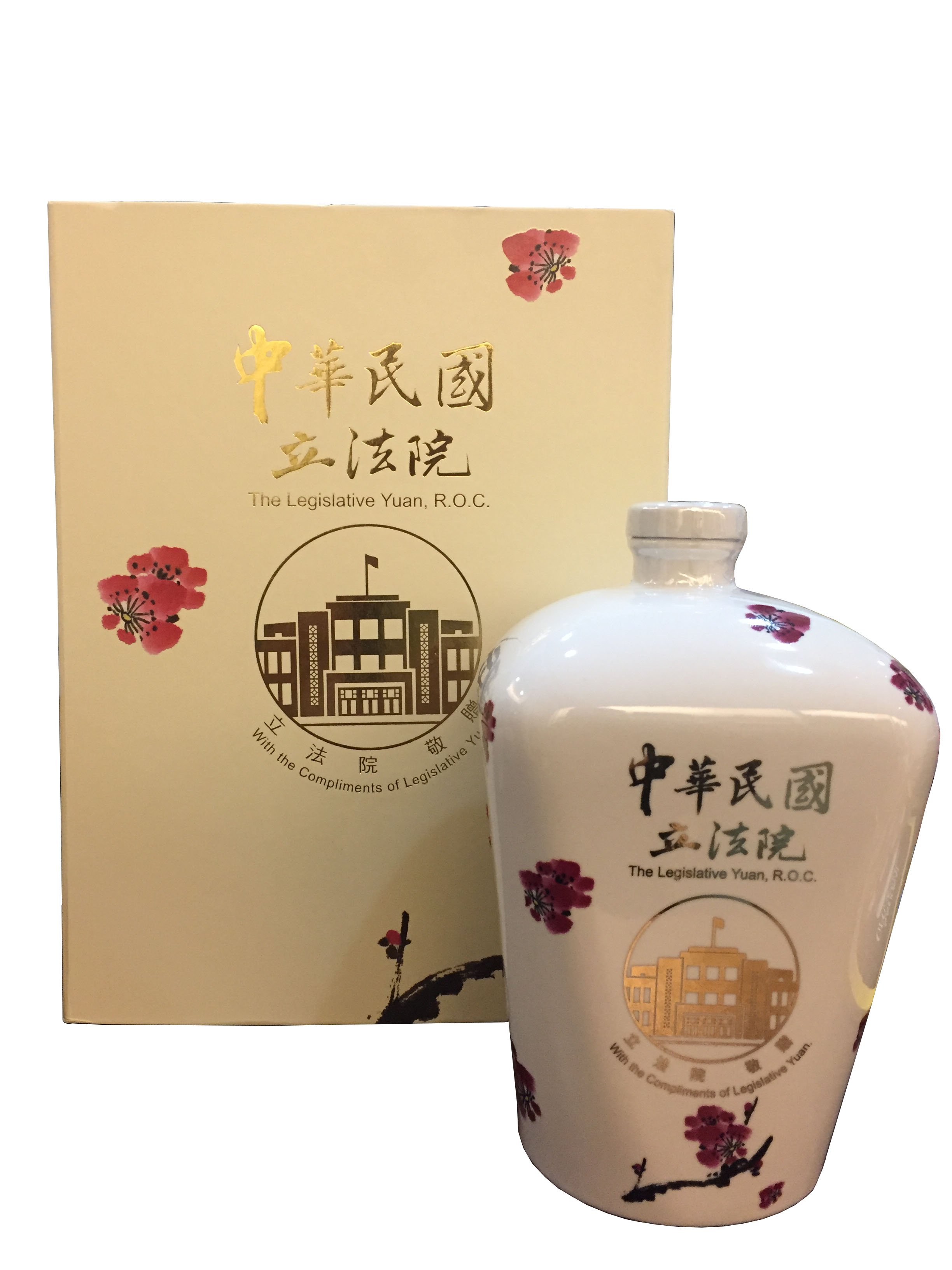 立法院紀念酒-贈酒 梅花天燈