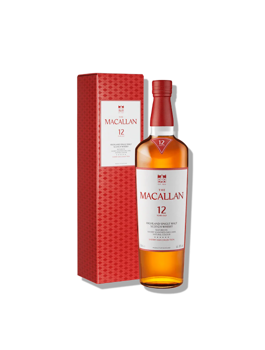 THE MACALLAN SHERRY OAK 12Y (NEW PACKAGE)麥卡倫12年雪莉桶 (新包裝) 蘇格蘭 斯貝賽 單一麥芽威士忌