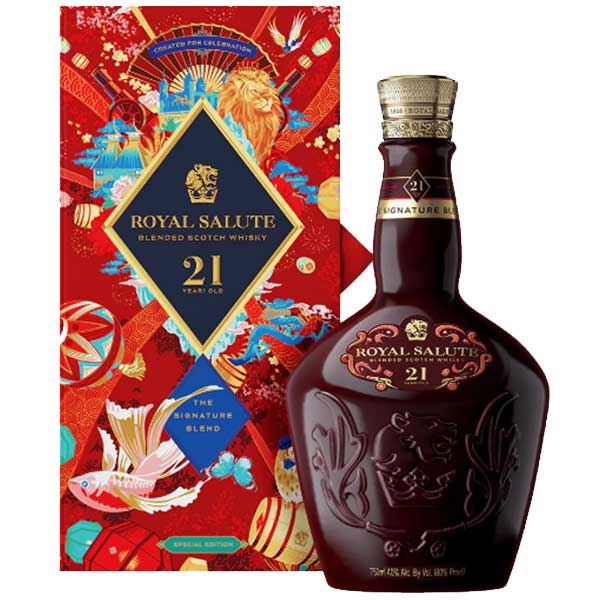 皇家禮炮21年2023金玉滿堂限定款調和威士忌禮盒 ROYAL SALUTE 21Y 2023 CHINESE NEW YEAR SPECIAL EDITION