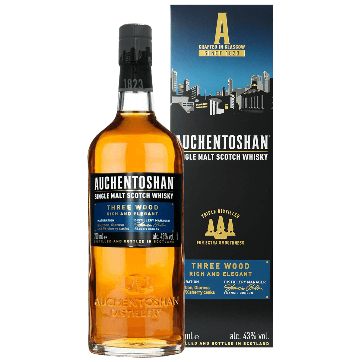 歐肯特軒三桶單一麥芽威士忌  (歐肯三桶) dd