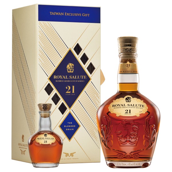 Royal Salute 21年 皇家禮炮王者之鑽 迷你酒組限量禮盒