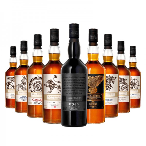 Diageo Game of Thrones 權力遊戲 單一純麥威士忌套組 (9瓶套組