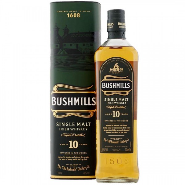 Bushmills 10年 單一酒廠 純麥 威士忌