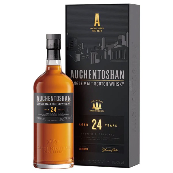 Auchentoshan 24年 低地區 單一酒廠 純麥 威士忌