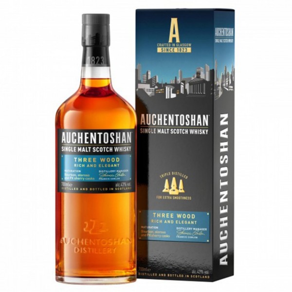 Auchentoshan 三桶 波本/雪莉 低地區 單一酒廠 純麥 威士忌