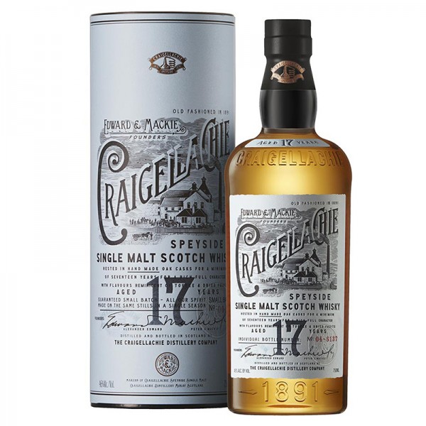 Craigellachie 17年 非冷凝過濾 斯貝塞 單一酒廠 純麥 威士忌