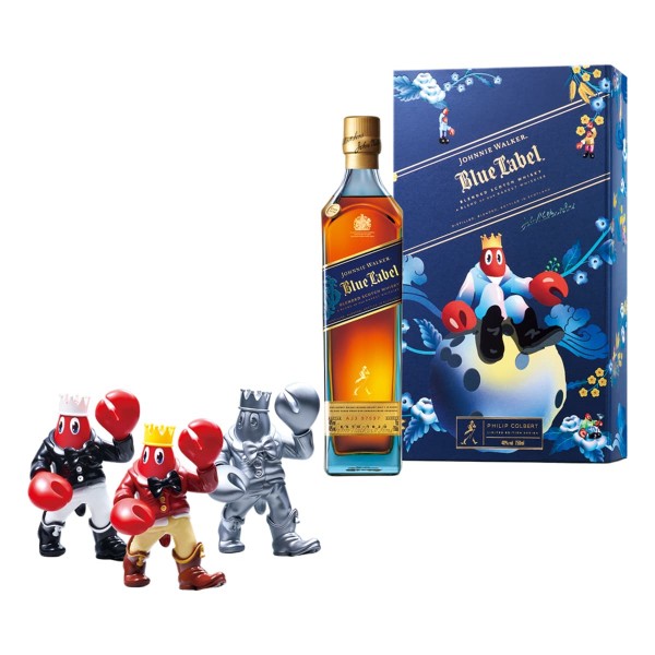 Johnnie Walker 藍牌晶湛 龍蝦先生 調和威士忌 禮盒