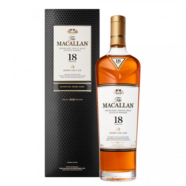 Macallan 18年 雪莉桶 高地區 單一酒廠 純麥 威士忌
