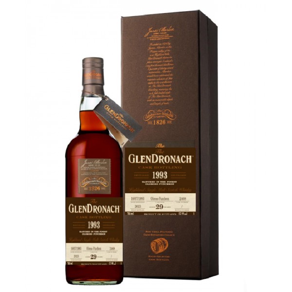 Glendronach 29年 1993 Oloroso雪莉桶 單桶原酒 高地區 單一酒廠 純麥 威士忌