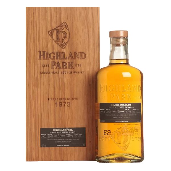 Highland Park 36年 1973 EVER RICH D.F.S. 單桶原酒 島嶼區 單一酒廠 純麥 威士忌