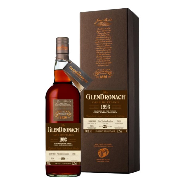 Glendronach 29年 1993 PX桶 #5821 單桶原酒 高地區 單一酒廠 純麥 威士忌