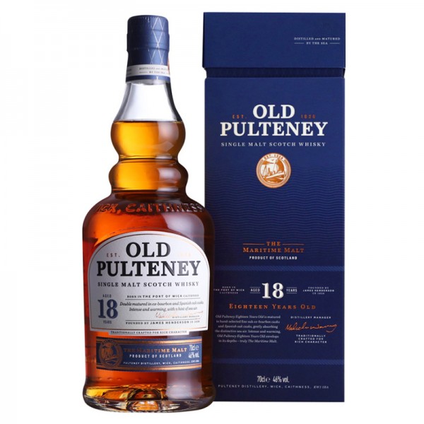 Old Pulteney 18年 非冷凝過濾 高地區 單一酒廠 純麥 威士忌