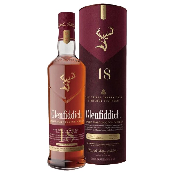 Glenfiddich 18年 新 · 雪莉 斯貝塞 單一酒廠 純麥 威士忌