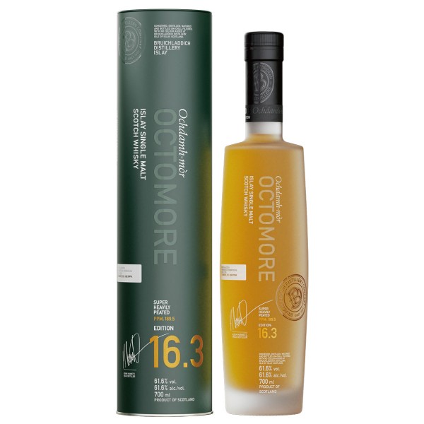 Octomore 16.3版 重泥煤 原酒 艾雷島 單一酒廠 純麥 威士忌