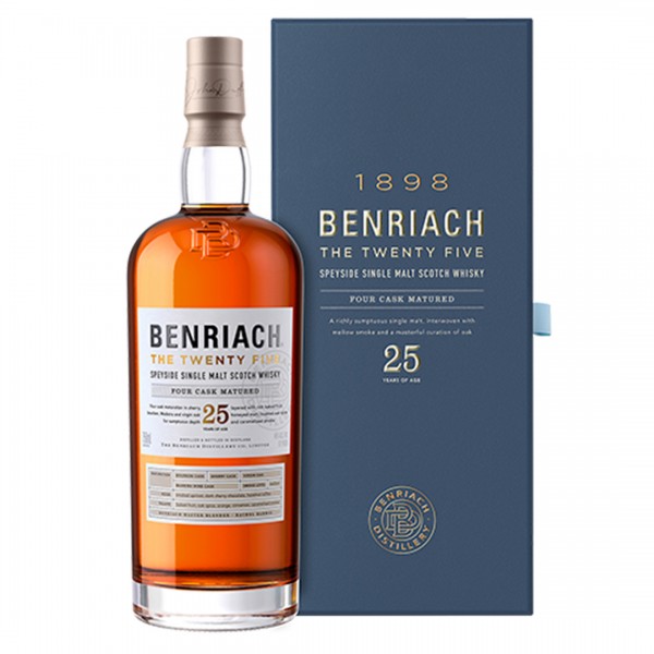 Benriach 25年 四桶熟成 非冷凝過濾 斯貝塞 單一酒廠 純麥 威士忌