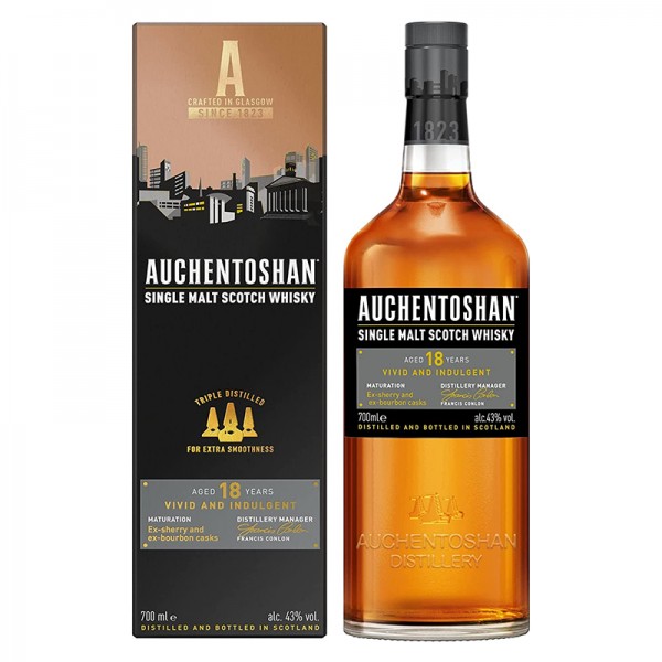 Auchentoshan 18年 低地區 單一酒廠 純麥 威士忌