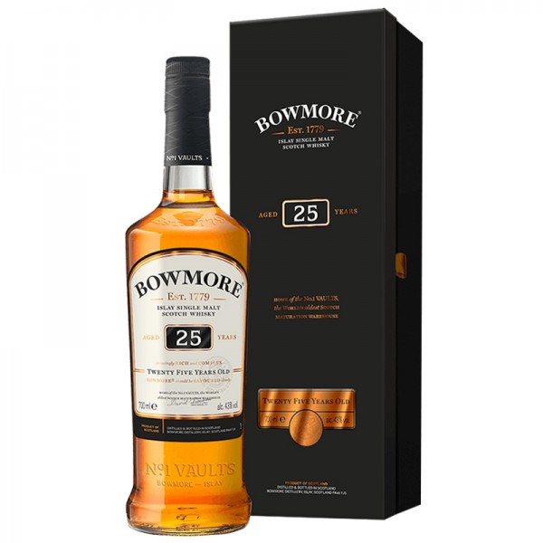Bowmore 25年 波本/雪莉 艾雷島 單一酒廠 純麥 威士忌