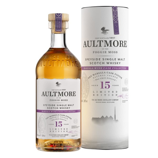 Aultmore 珍稀選桶 15年 干型瑪莎拉桶