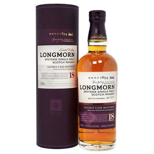 Longmorn 18年 非冷凝過濾 斯貝塞 單一酒廠 純麥 威士忌