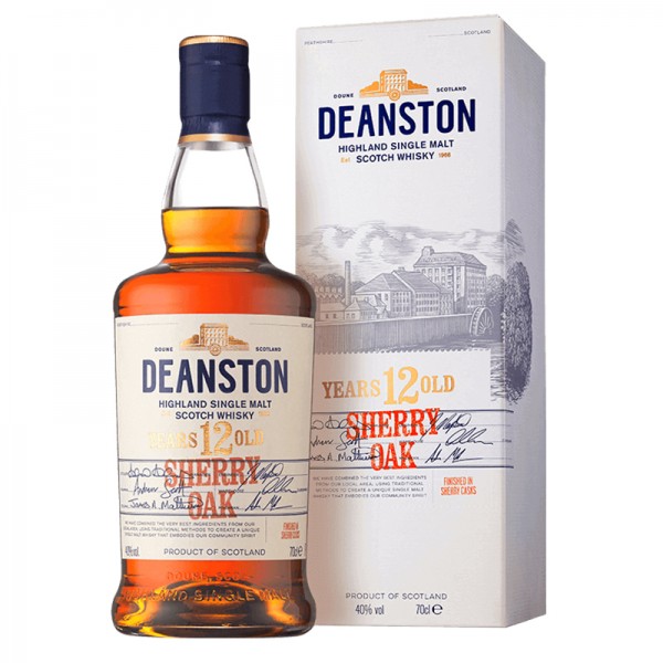 Deanston 12年 雪莉桶 高地區 單一酒廠 純麥 威士忌