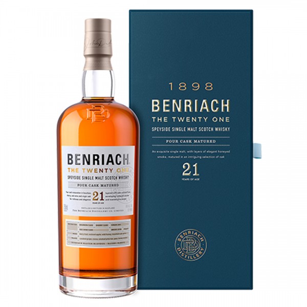 Benriach 21年 四桶熟成 非冷凝過濾 斯貝塞 單一酒廠 純麥 威士忌