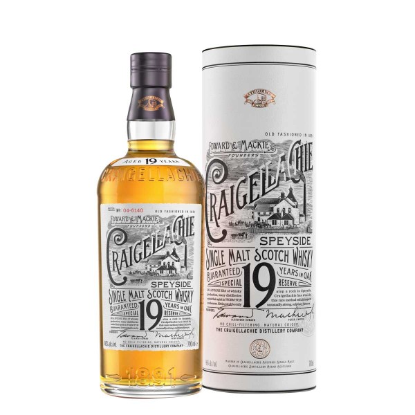 Craigellachie 19年 非冷凝過濾 斯貝塞 單一酒廠 純麥 威士忌