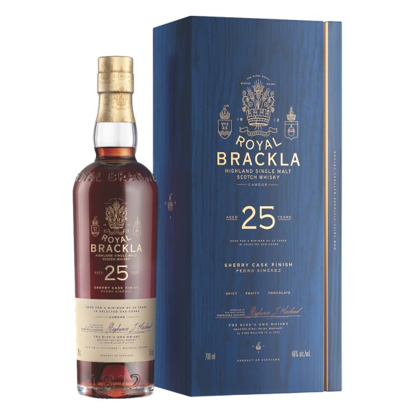 Royal Brackla 25年 PX雪莉桶 非冷凝過濾 高地區 單一酒廠 純麥 威士忌