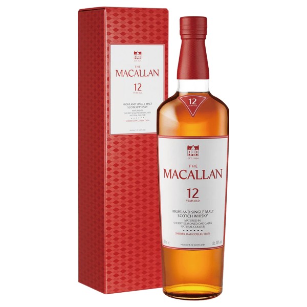 Macallan 12年 雪莉桶 2025 高地區 單一酒廠 純麥 威士忌