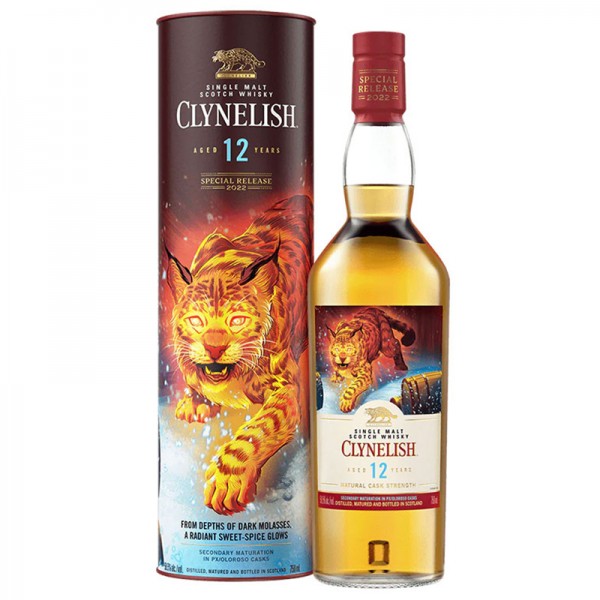 Clynelish 12年 2022 特別限定 金眸豹貓 雪莉桶 原酒 高地區 單一酒廠 純麥 威士忌