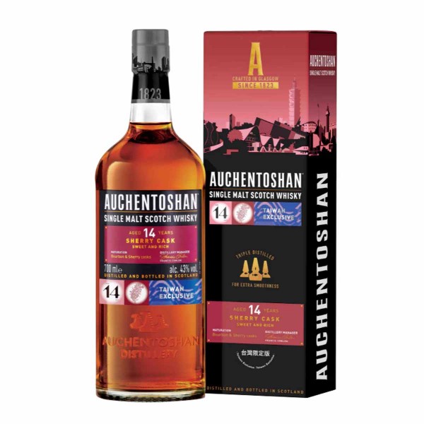 Auchentoshan 14年 豐馥紫雪莉 低地區 單一酒廠 純麥 威士忌