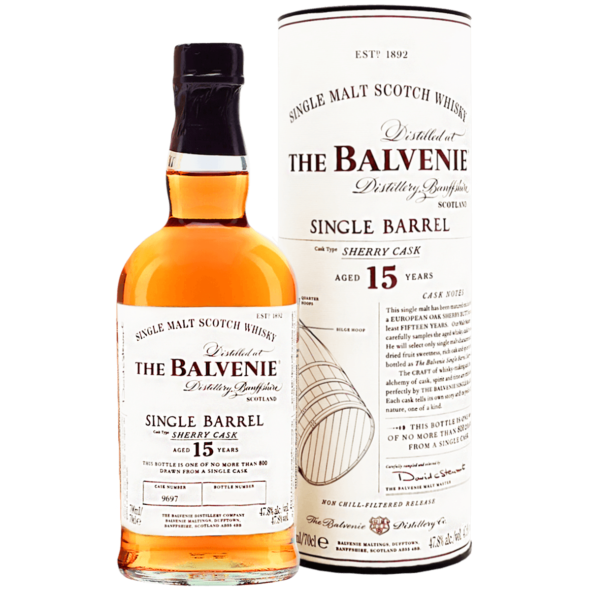 百富15年單一雪莉桶單一麥芽威士忌 The Balvenie 15Y Single Barrel Sherry Cask