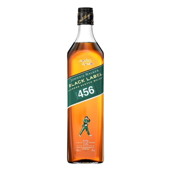 Johnnie Walker 黑牌 12年 魷魚遊戲限定版 調和威士忌