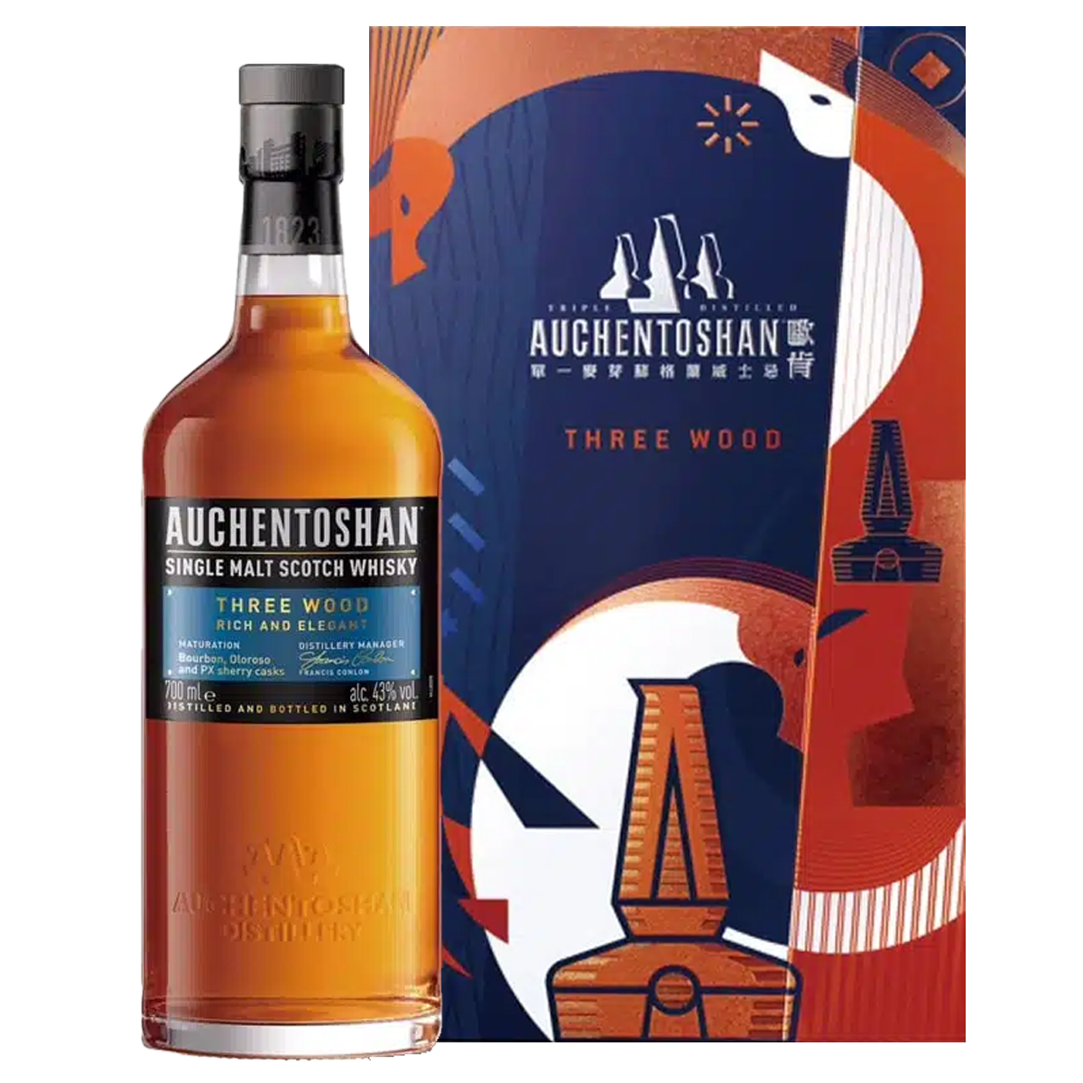 歐肯特軒三桶單一麥芽威士忌禮盒 (歐肯三桶 2026年春節新包裝)