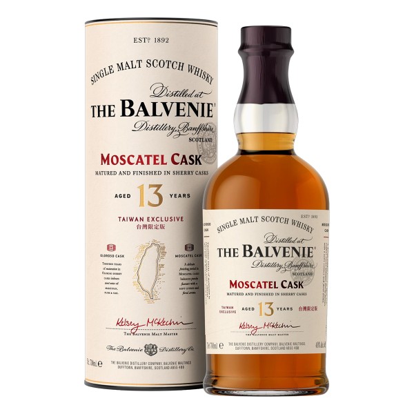 The Balvenie 13Y Moscatel Cask Taiwan Exclusive  百富13年蜜絲佳雪莉桶 台灣限定版
