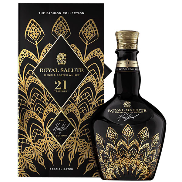 皇家禮炮21年王者之冠限定版 鋒芒金冠調和威士忌700ml  Royal Salute 21Y The Harris Reed Edition II