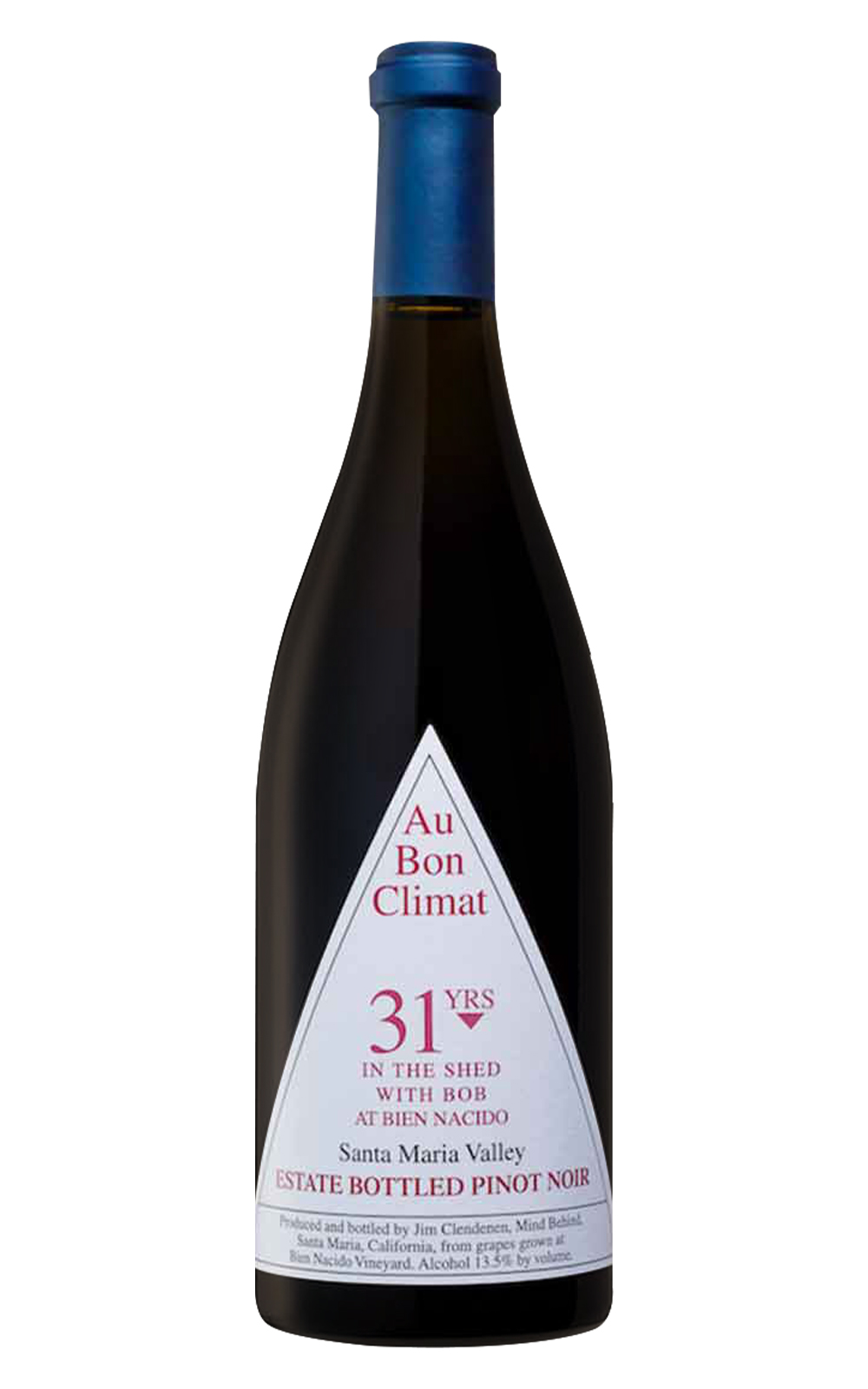 Au Bon Climat Bien Nacido Vineyard 31Yrs in the Shed with Bob Pinot Noir 2019 ABC酒莊 比恩納西多園 31年友情紀念 黑